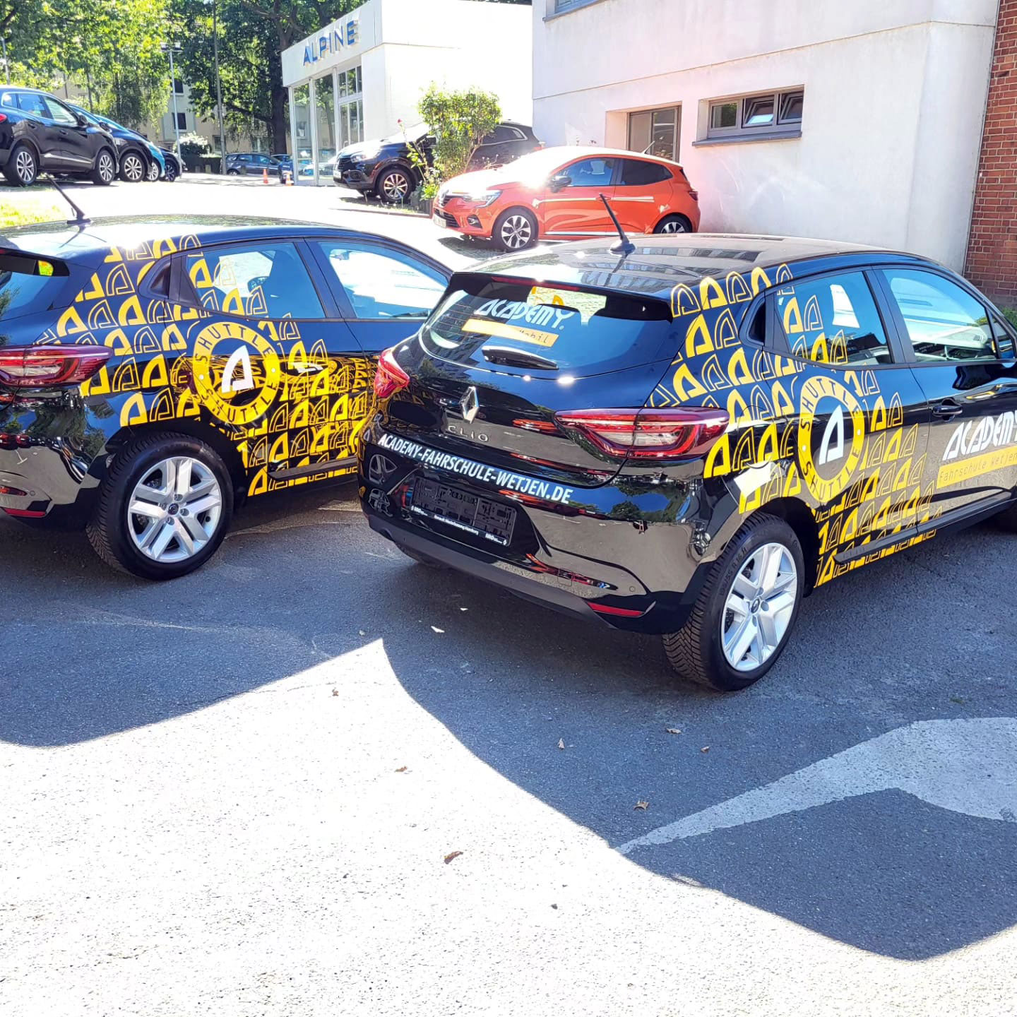 Fahrzeuge Beschriftung 