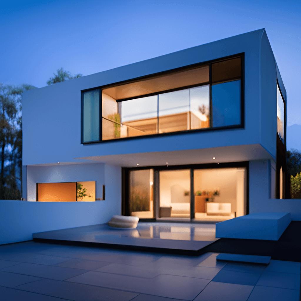 Moderne Fenster mit Sonnenschutzfolie sorgen für kühlen und hellen Innenraum ohne Blendung